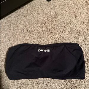 DFYNE Black Bandeau Top